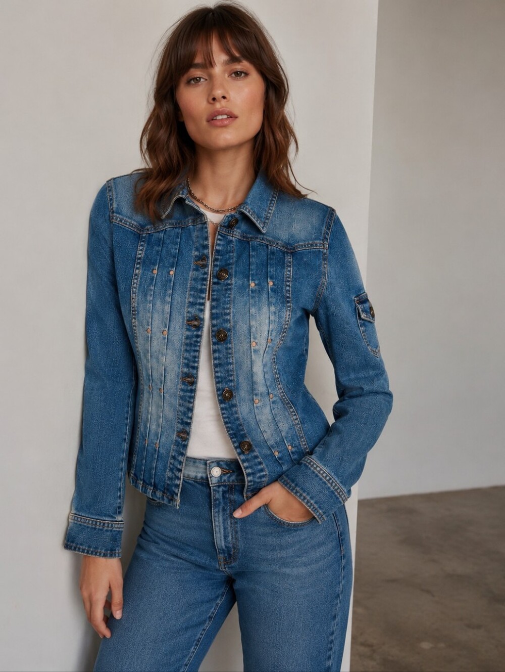 Marc Jacobs Denim Jacket Women's Size 6 Light Wash Utility Designer